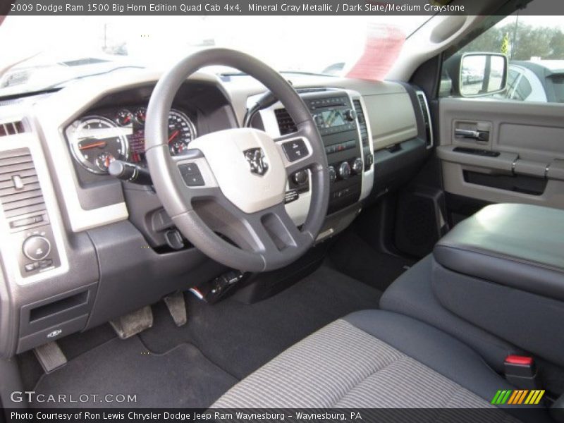Mineral Gray Metallic / Dark Slate/Medium Graystone 2009 Dodge Ram 1500 Big Horn Edition Quad Cab 4x4