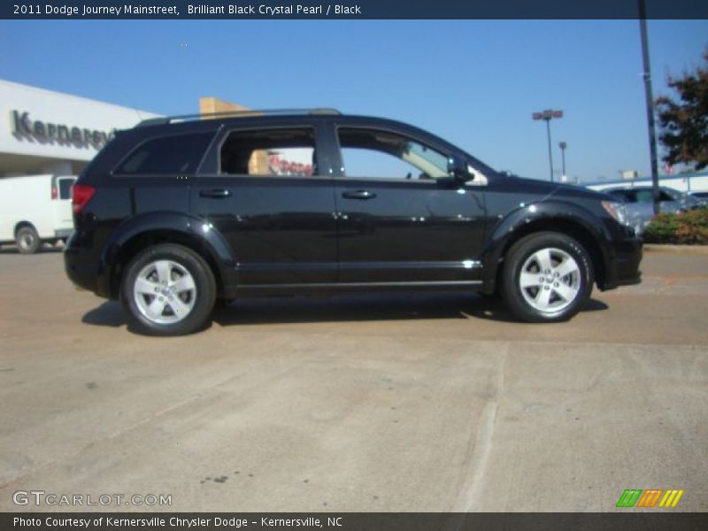 Brilliant Black Crystal Pearl / Black 2011 Dodge Journey Mainstreet