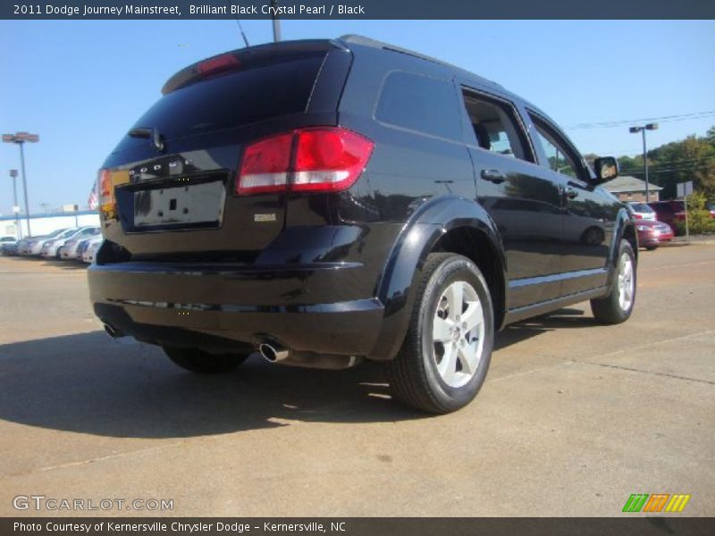 Brilliant Black Crystal Pearl / Black 2011 Dodge Journey Mainstreet
