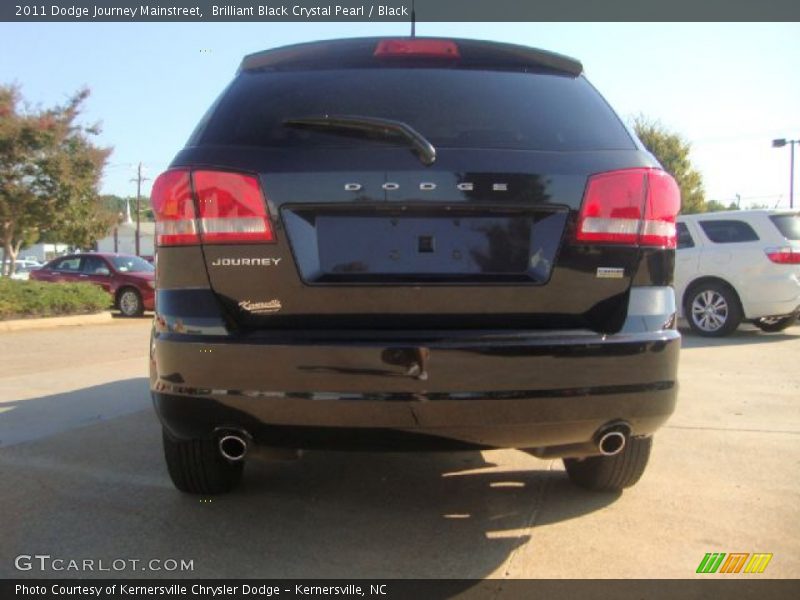 Brilliant Black Crystal Pearl / Black 2011 Dodge Journey Mainstreet