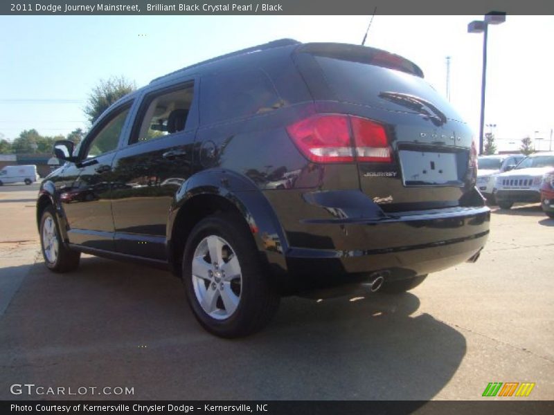 Brilliant Black Crystal Pearl / Black 2011 Dodge Journey Mainstreet