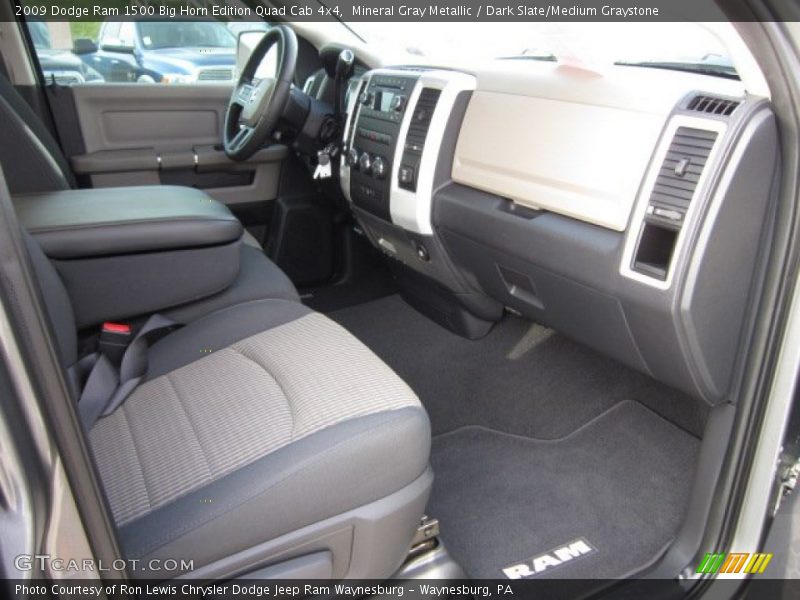 Mineral Gray Metallic / Dark Slate/Medium Graystone 2009 Dodge Ram 1500 Big Horn Edition Quad Cab 4x4