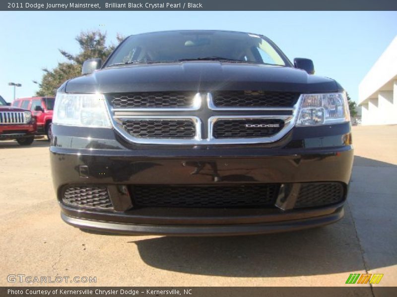 Brilliant Black Crystal Pearl / Black 2011 Dodge Journey Mainstreet