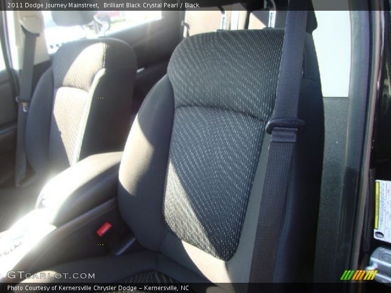 Brilliant Black Crystal Pearl / Black 2011 Dodge Journey Mainstreet