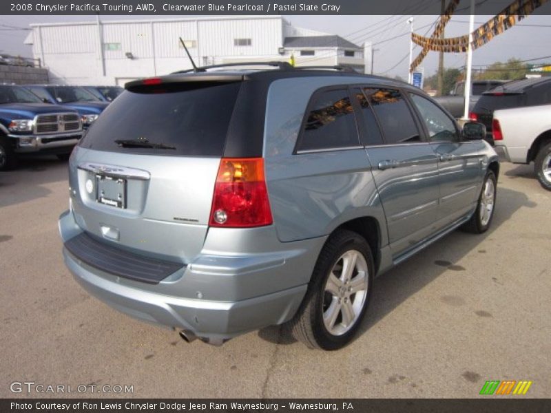 Clearwater Blue Pearlcoat / Pastel Slate Gray 2008 Chrysler Pacifica Touring AWD