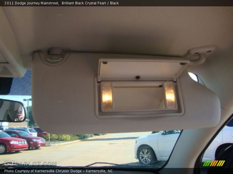 Brilliant Black Crystal Pearl / Black 2011 Dodge Journey Mainstreet