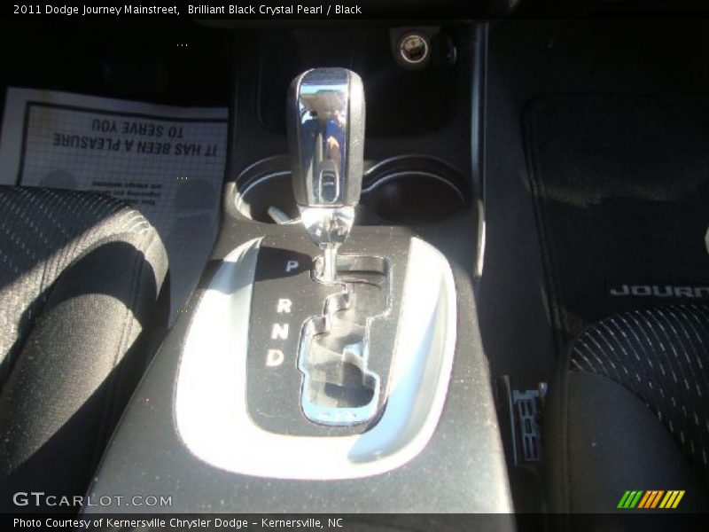 Brilliant Black Crystal Pearl / Black 2011 Dodge Journey Mainstreet