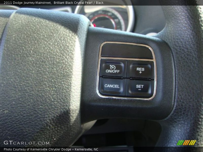 Brilliant Black Crystal Pearl / Black 2011 Dodge Journey Mainstreet