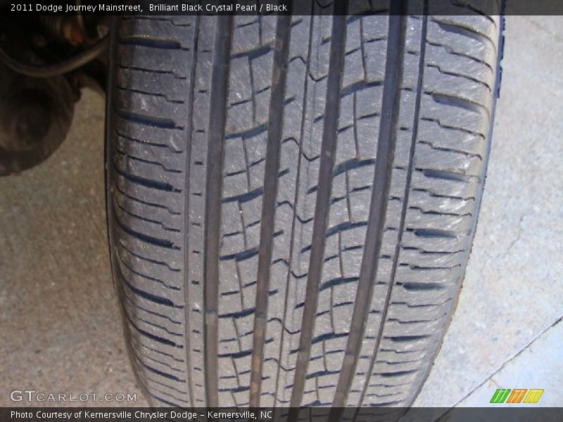 Brilliant Black Crystal Pearl / Black 2011 Dodge Journey Mainstreet