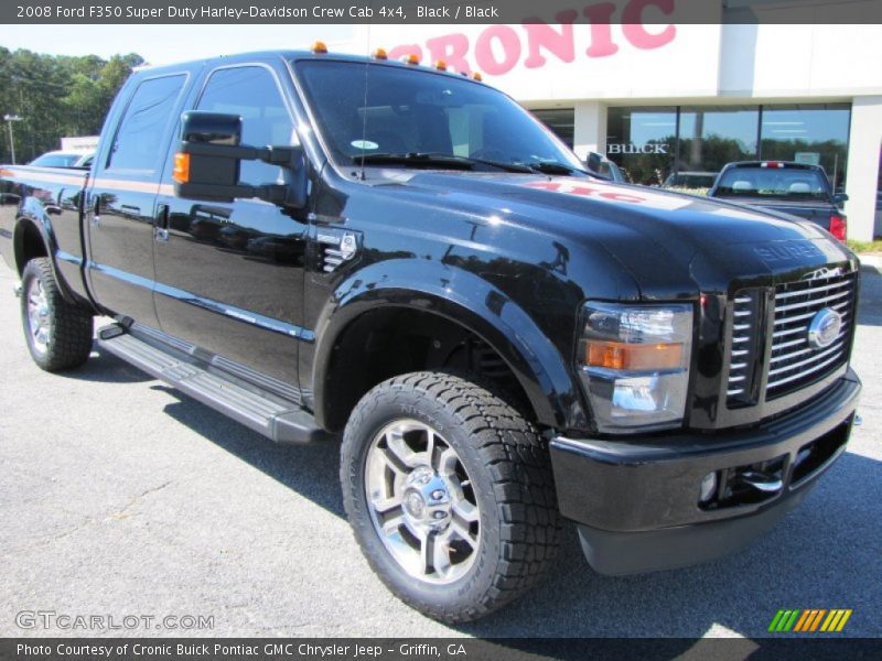 Black / Black 2008 Ford F350 Super Duty Harley-Davidson Crew Cab 4x4