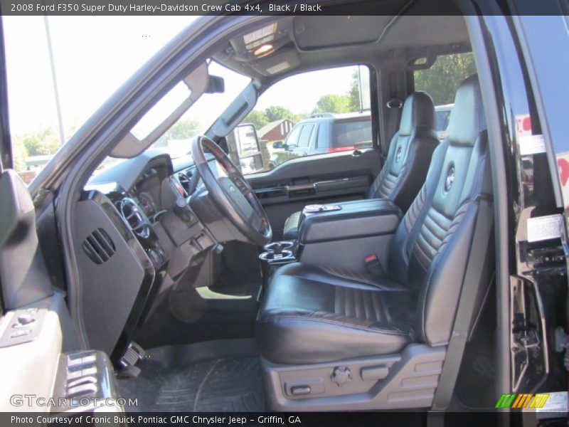  2008 F350 Super Duty Harley-Davidson Crew Cab 4x4 Black Interior