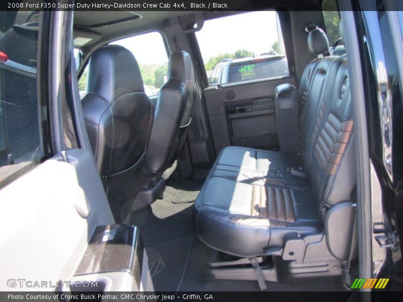  2008 F350 Super Duty Harley-Davidson Crew Cab 4x4 Black Interior