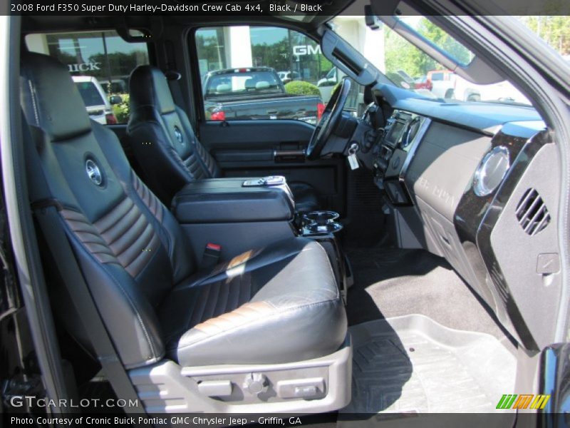  2008 F350 Super Duty Harley-Davidson Crew Cab 4x4 Black Interior
