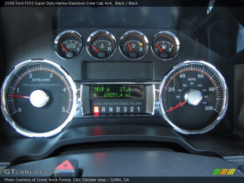 Black / Black 2008 Ford F350 Super Duty Harley-Davidson Crew Cab 4x4