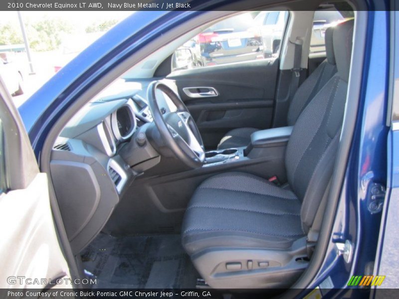 Navy Blue Metallic / Jet Black 2010 Chevrolet Equinox LT AWD