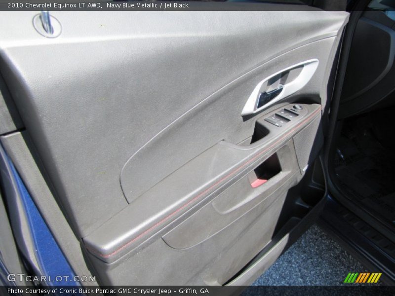 Navy Blue Metallic / Jet Black 2010 Chevrolet Equinox LT AWD