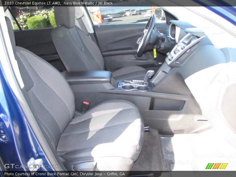 Navy Blue Metallic / Jet Black 2010 Chevrolet Equinox LT AWD