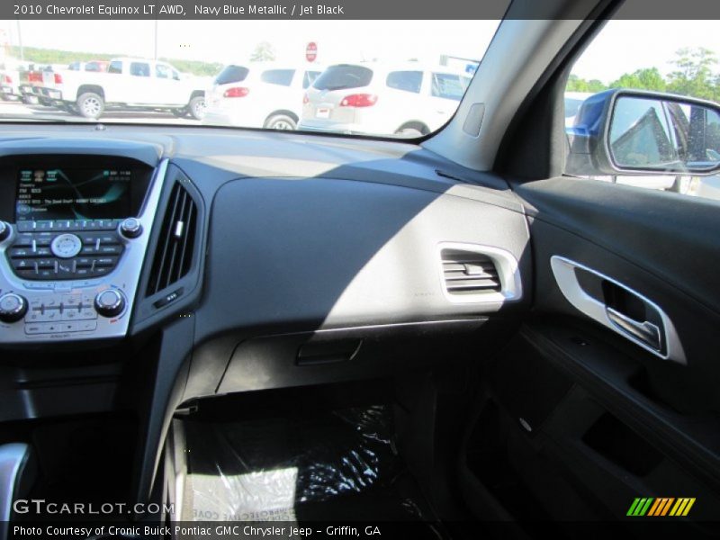 Navy Blue Metallic / Jet Black 2010 Chevrolet Equinox LT AWD