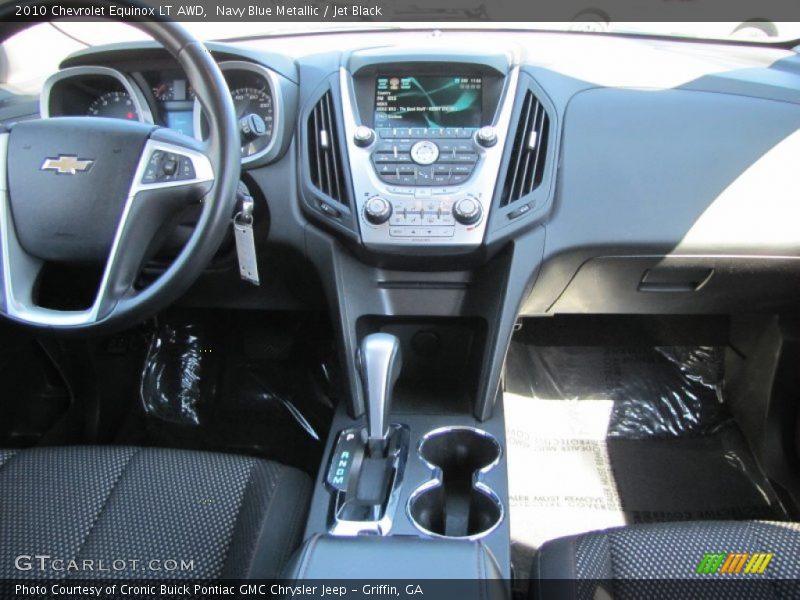 Navy Blue Metallic / Jet Black 2010 Chevrolet Equinox LT AWD