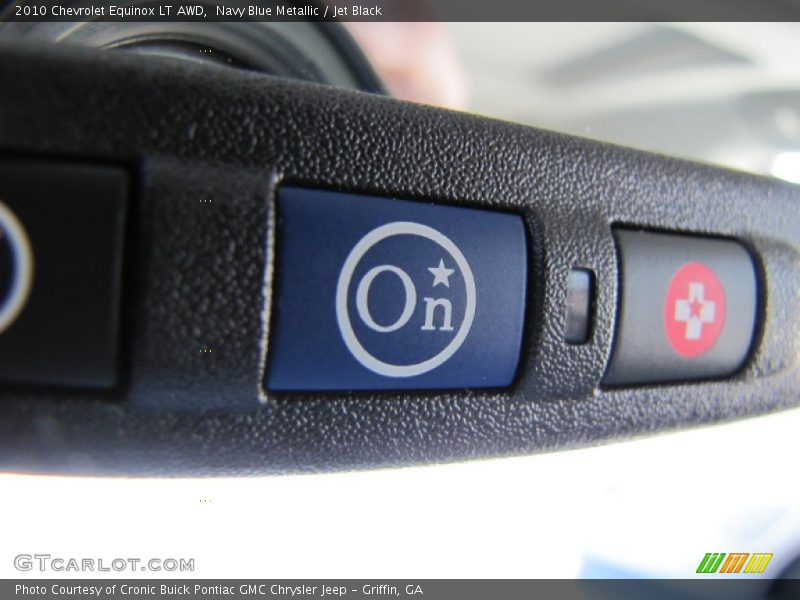 Navy Blue Metallic / Jet Black 2010 Chevrolet Equinox LT AWD