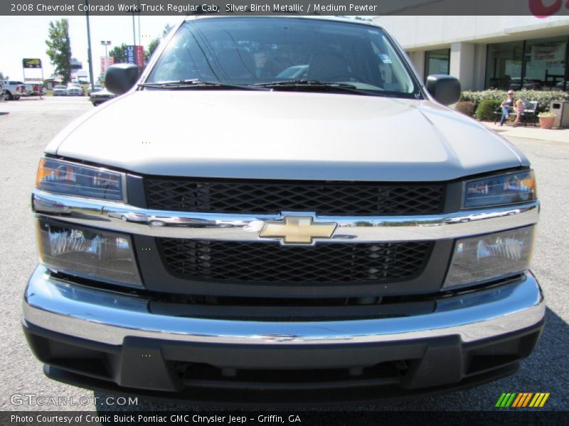 Silver Birch Metallic / Medium Pewter 2008 Chevrolet Colorado Work Truck Regular Cab