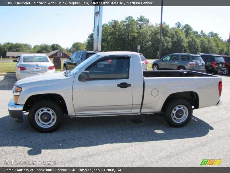Silver Birch Metallic / Medium Pewter 2008 Chevrolet Colorado Work Truck Regular Cab