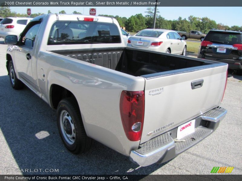 Silver Birch Metallic / Medium Pewter 2008 Chevrolet Colorado Work Truck Regular Cab