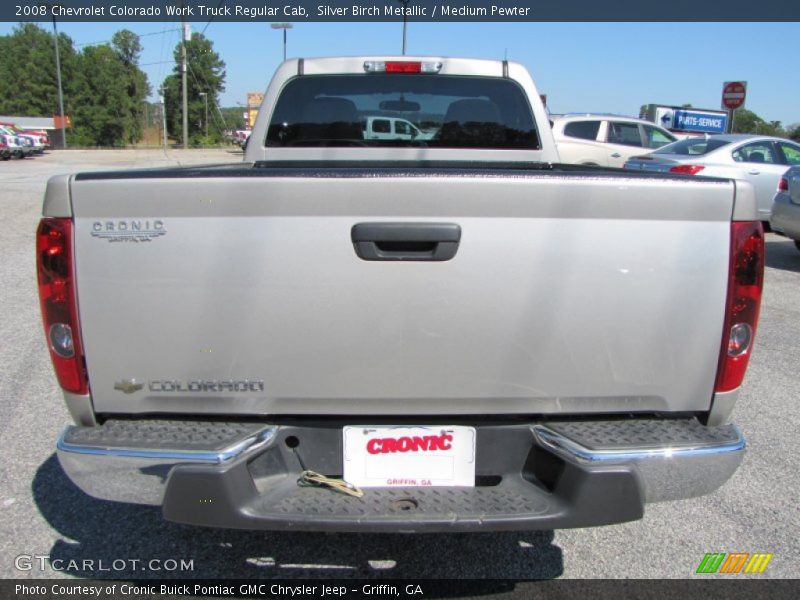 Silver Birch Metallic / Medium Pewter 2008 Chevrolet Colorado Work Truck Regular Cab