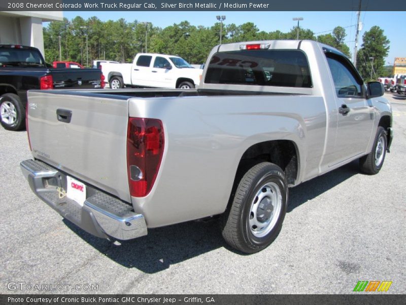 Silver Birch Metallic / Medium Pewter 2008 Chevrolet Colorado Work Truck Regular Cab