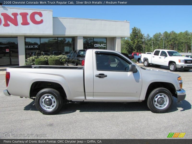 Silver Birch Metallic / Medium Pewter 2008 Chevrolet Colorado Work Truck Regular Cab