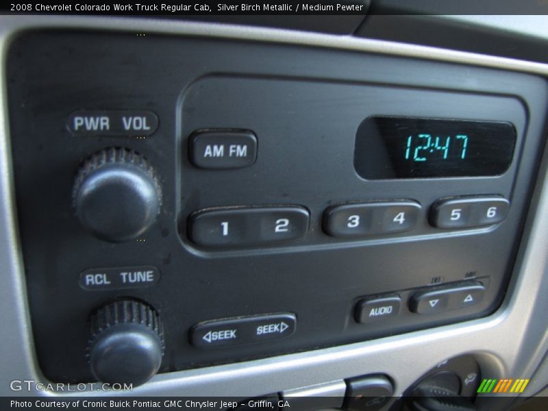 Audio System of 2008 Colorado Work Truck Regular Cab