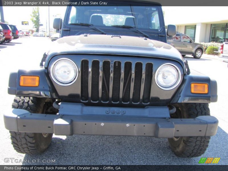 Black Clearcoat / Dark Slate Gray 2003 Jeep Wrangler X 4x4