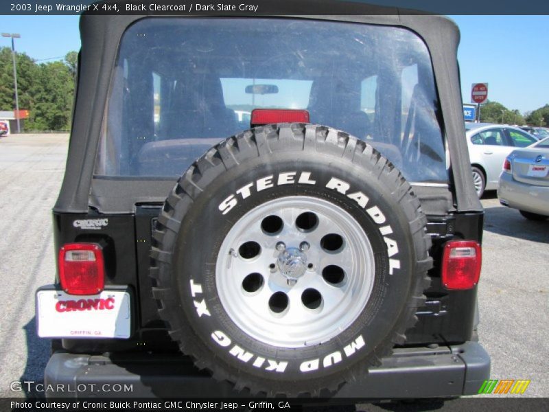 Black Clearcoat / Dark Slate Gray 2003 Jeep Wrangler X 4x4