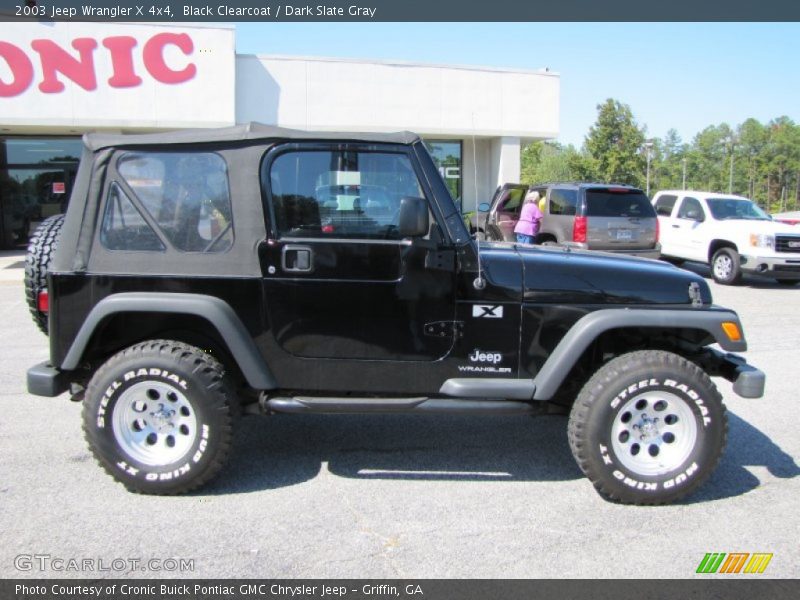 Black Clearcoat / Dark Slate Gray 2003 Jeep Wrangler X 4x4