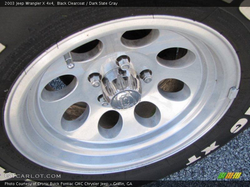 Black Clearcoat / Dark Slate Gray 2003 Jeep Wrangler X 4x4