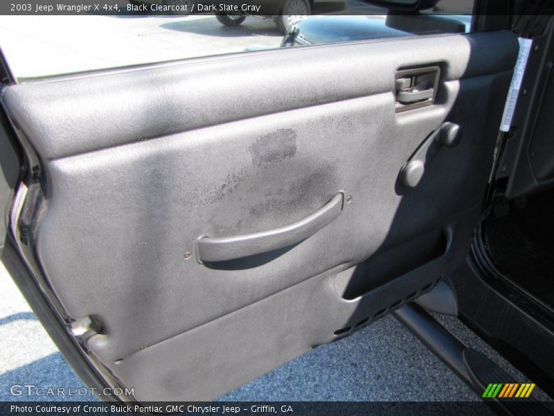Black Clearcoat / Dark Slate Gray 2003 Jeep Wrangler X 4x4