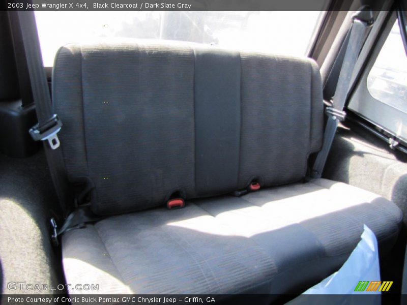 Black Clearcoat / Dark Slate Gray 2003 Jeep Wrangler X 4x4