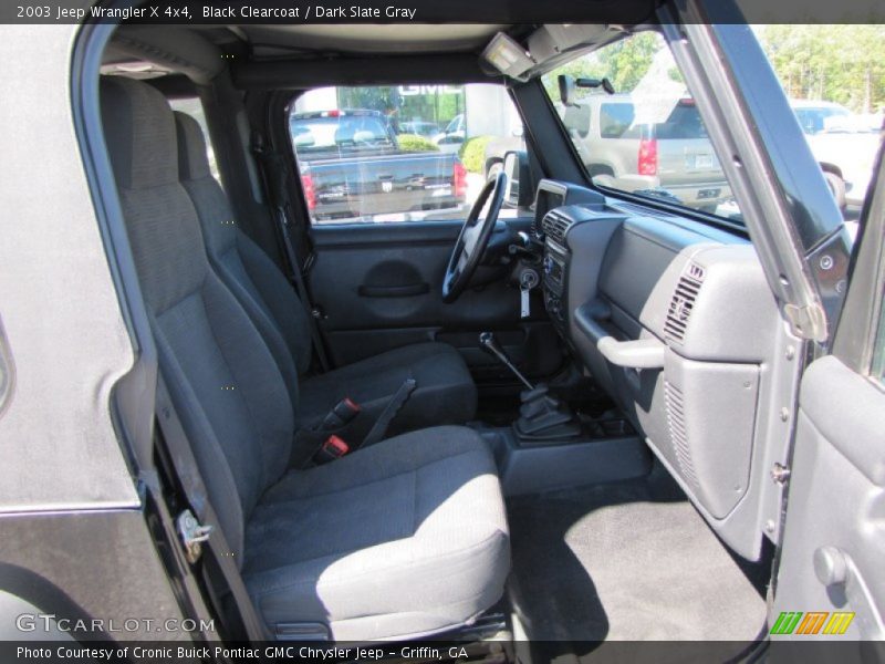 Black Clearcoat / Dark Slate Gray 2003 Jeep Wrangler X 4x4