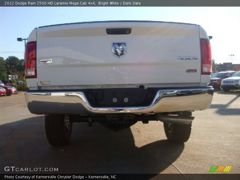 Bright White / Dark Slate 2012 Dodge Ram 2500 HD Laramie Mega Cab 4x4