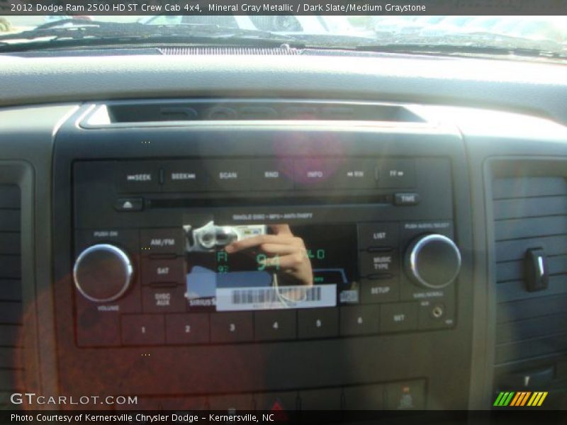 Mineral Gray Metallic / Dark Slate/Medium Graystone 2012 Dodge Ram 2500 HD ST Crew Cab 4x4