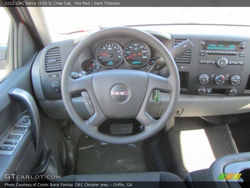 Fire Red / Dark Titanium 2012 GMC Sierra 1500 SL Crew Cab