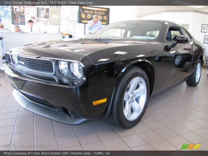 Pitch Black / Dark Slate Gray 2012 Dodge Challenger SXT