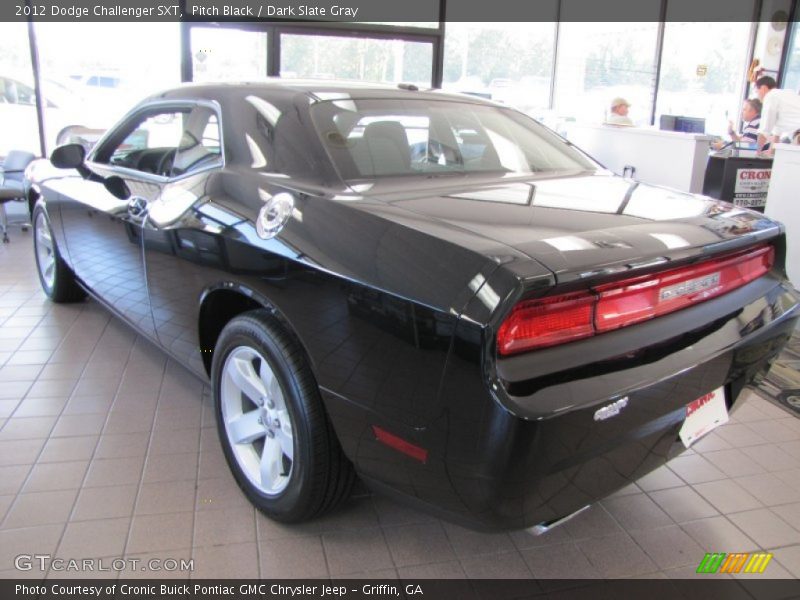 Pitch Black / Dark Slate Gray 2012 Dodge Challenger SXT