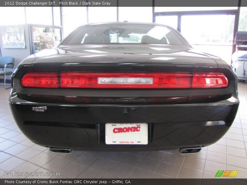 Pitch Black / Dark Slate Gray 2012 Dodge Challenger SXT