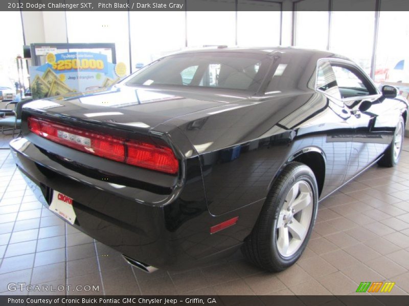 Pitch Black / Dark Slate Gray 2012 Dodge Challenger SXT