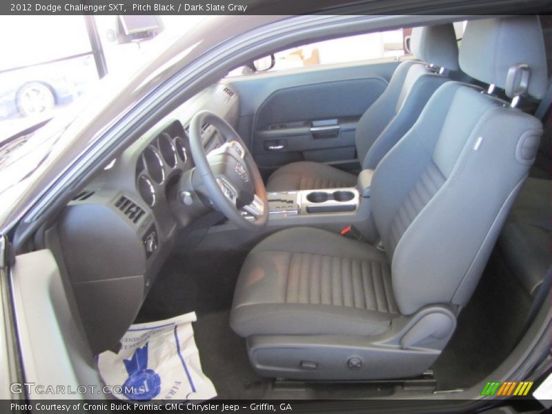 Pitch Black / Dark Slate Gray 2012 Dodge Challenger SXT