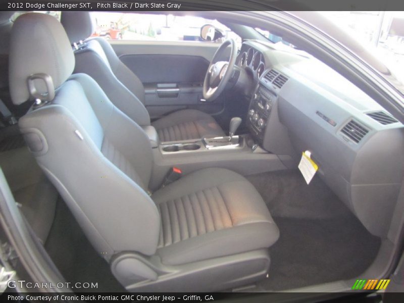 Pitch Black / Dark Slate Gray 2012 Dodge Challenger SXT