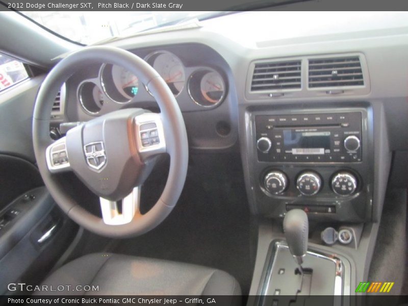 Pitch Black / Dark Slate Gray 2012 Dodge Challenger SXT