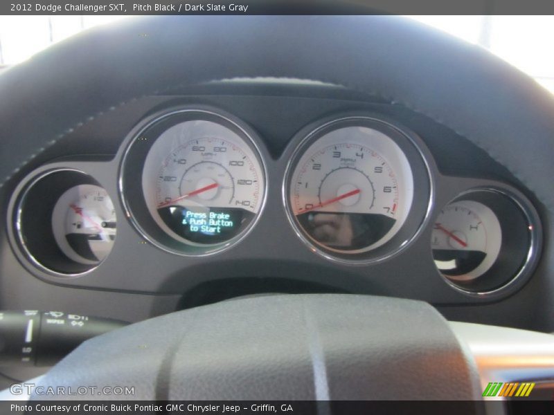 Pitch Black / Dark Slate Gray 2012 Dodge Challenger SXT