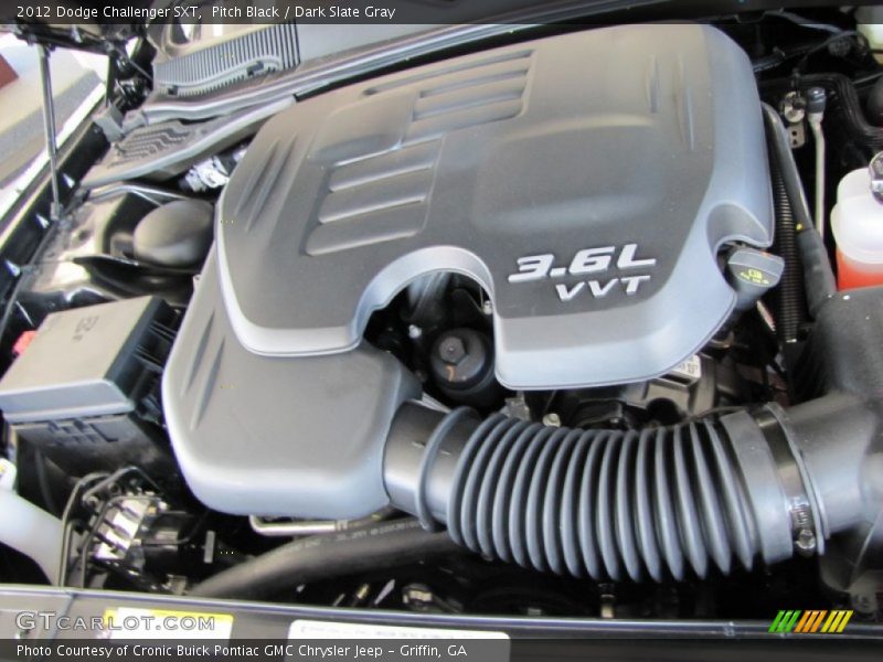 Pitch Black / Dark Slate Gray 2012 Dodge Challenger SXT